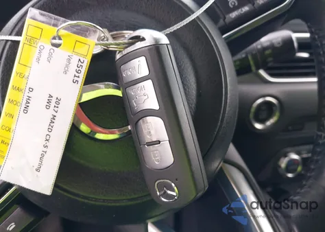 2017 Mazda Cx-5 Touring z USA, uszkodzony, nr VIN JM3KFBCL6H0198854